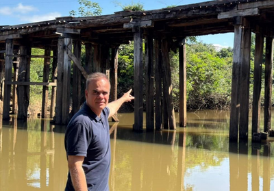 Alan Queiroz pede liberação de recursos para ponte no Rio Muqui