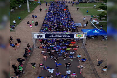 3ª Corrida Sangue Azul reúne 1200 pessoas em Vilhena promovendo esporte e cidadania