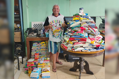Campeonato Estadual de Motocross arrecada alimentos para Casa Resgate