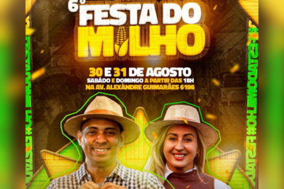 Festival de Comidas Típicas e Show Gospel em Lagoinha nos dias 30 e 31 de agosto