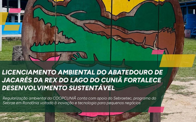 Sebraetec apoia licença do abatedouro de jacarés no Lago do Cuniã