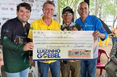 Deputado Luizinho Goebel participa da soltura de tartarugas em Rondônia
