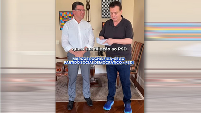 Governador de Rondônia Marcos Rocha se filia ao PSD em evento em São Paulo