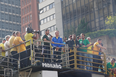 Senador Marcos Rogério defende Bolsonaro e liberdade em ato na Paulista