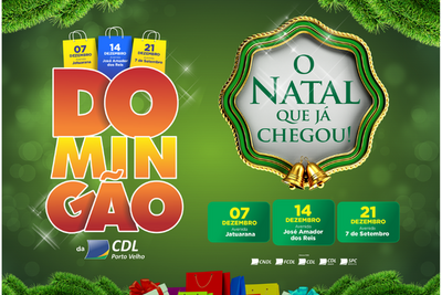CDL Porto Velho anuncia 24ª edição do Domingão com eventos natalinos
