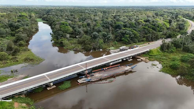 Nova ponte no Autaz Mirim restabelece ligação Manaus Porto Velho