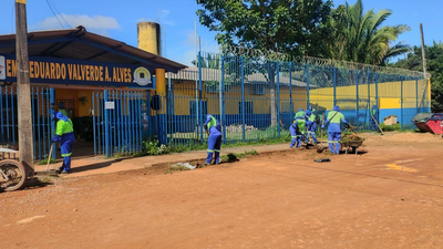 Melhorias em Parque Amazônia garantem limpeza e segurança nas escolas