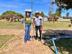 Cristiane Lopes garante verba e revitaliza praca de Nova Londrina