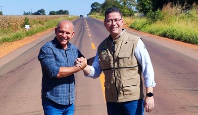 Concluída pavimentação de 84 quilômetros da Rodovia do Boi em Rondônia