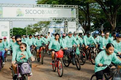 Passeio ciclístico do Sicoob Saúde mobiliza 350 cidades e promove saúde e solidariedade