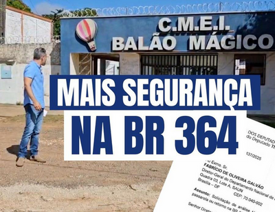 Deputado Thiago Flores cobra segurança para alunos da escola CMEI Balão Mágico em RO